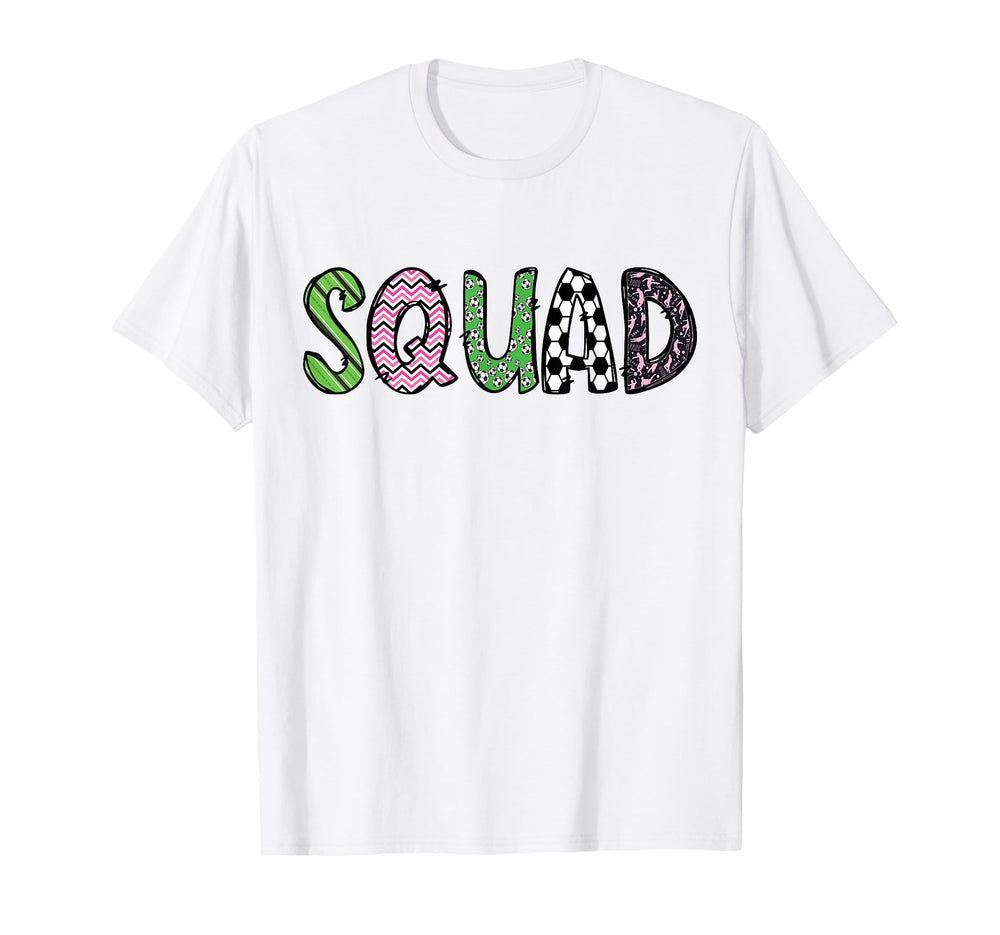 Soccer Squad Funny Soccer Birthday T-Shirt - Minimalist Print Unisex