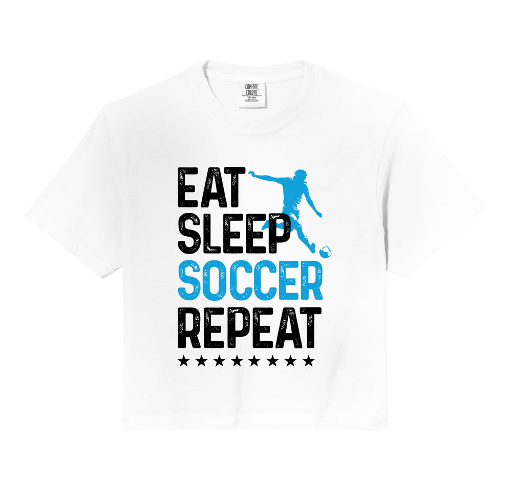 Eat Sleep Soccer Repeat Sport Player Hoodie - Unique Graphic for Adults