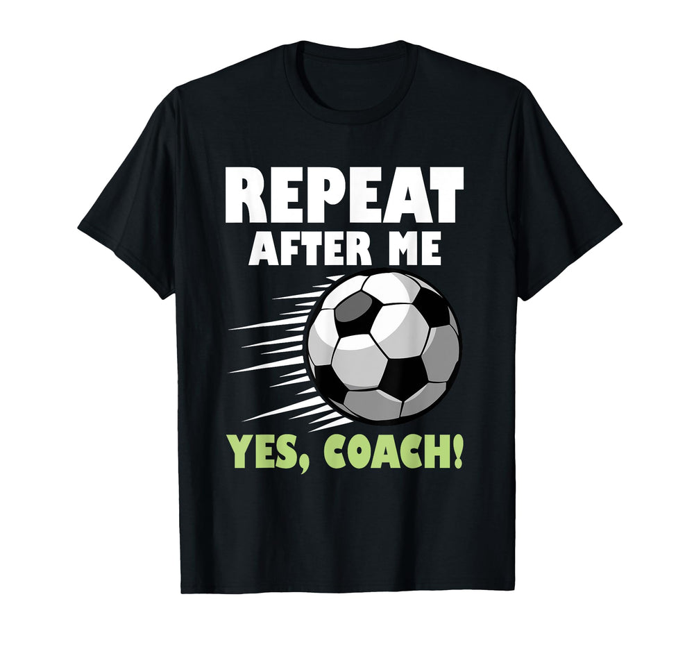 Coaching Soccer Dad Coach Soccer T-Shirt - Custom Art Print for Adults