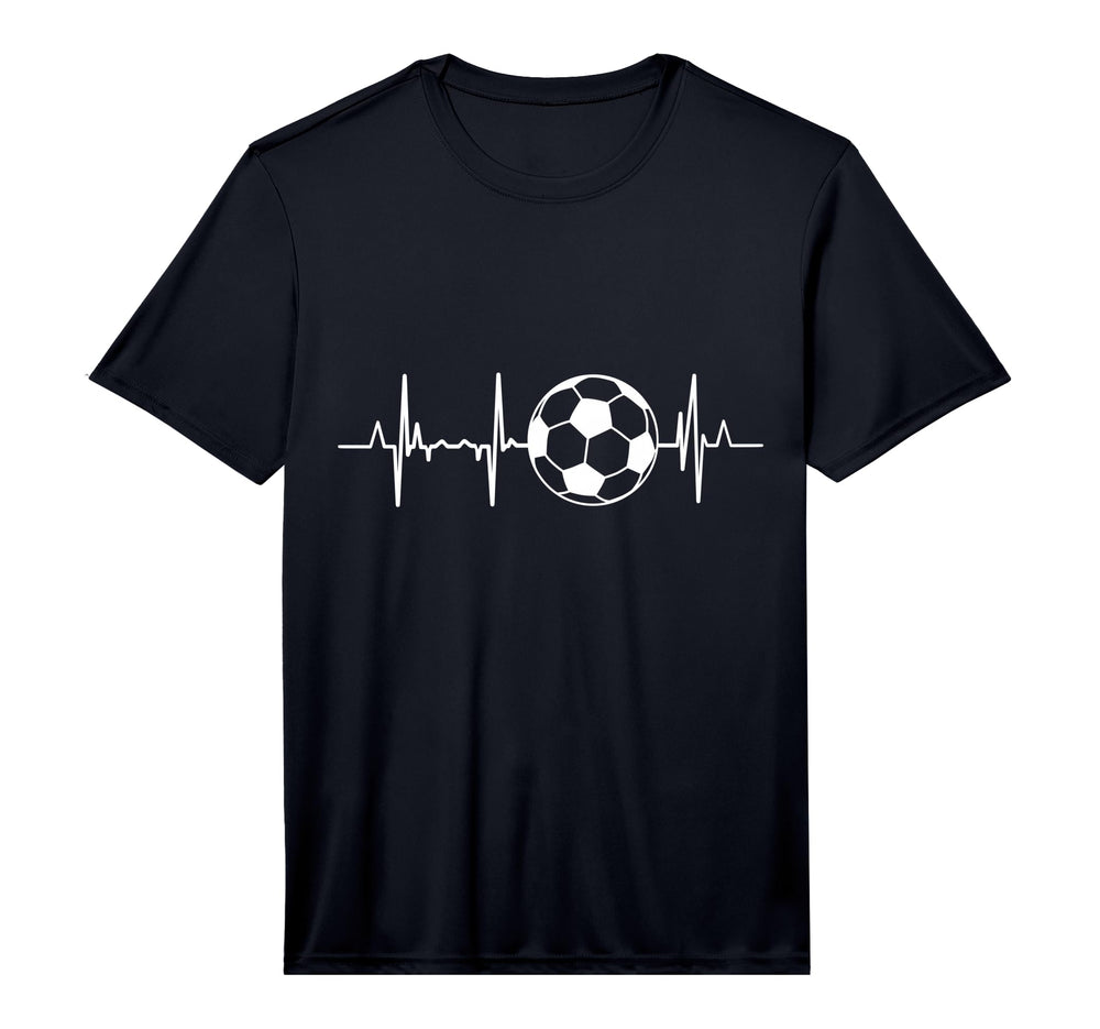 Soccer Heartbeat Performance T-Shirt - Streetwear Style Men Women
