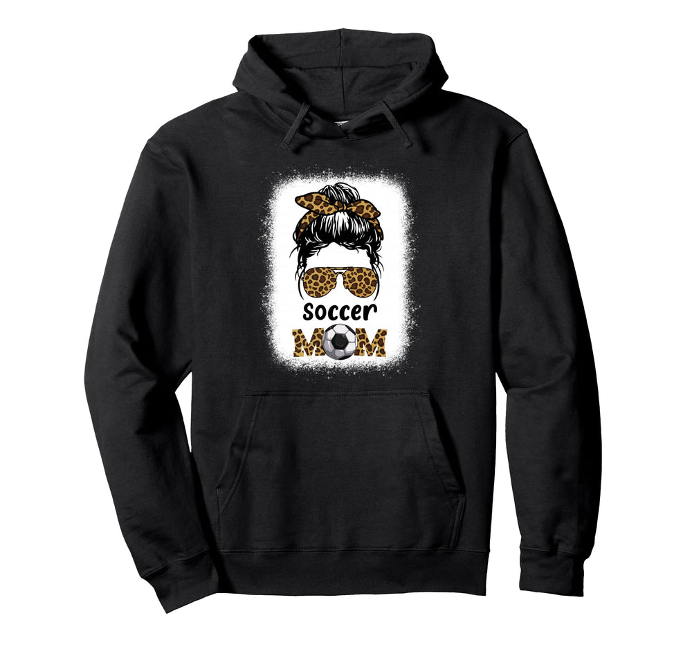 Soccer Mom Bleached Leopard Hoodie - Casual Everyday Wear Men Women