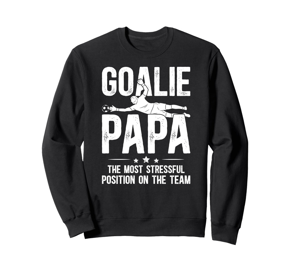 Soccer Goalie Papa Definition Sweatshirt - Fun Novelty Design for Adults