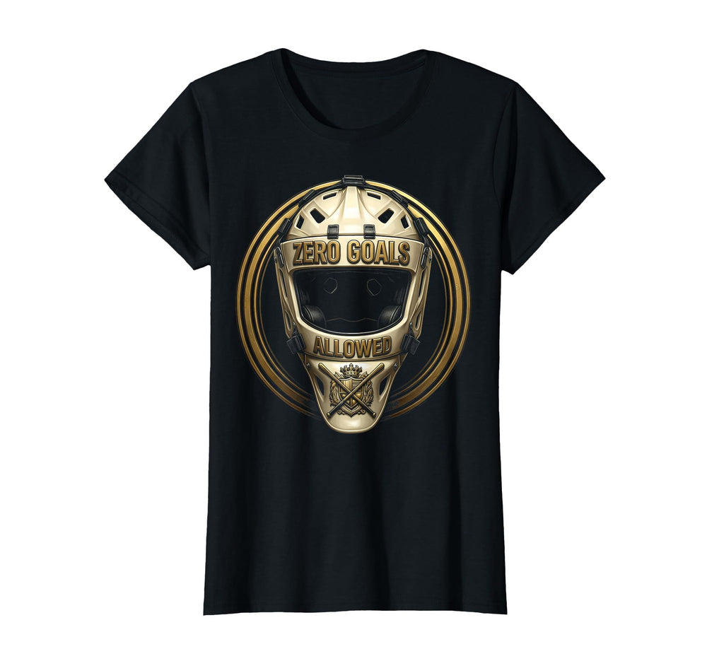 Zero Goals Allowed Goalie Soccer T-Shirt - Minimalist Print Men Women