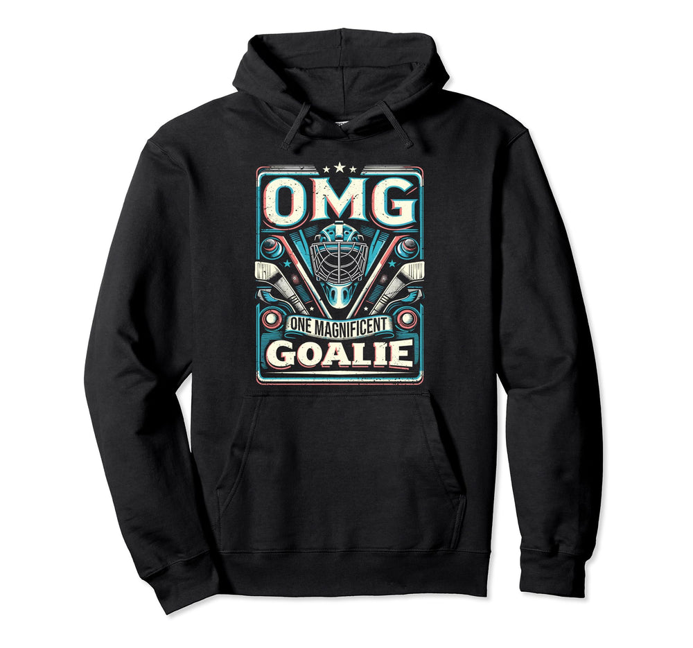 Funny Goalkeeper Ice Hockey Goalie Hoodie - Streetwear Style Unisex