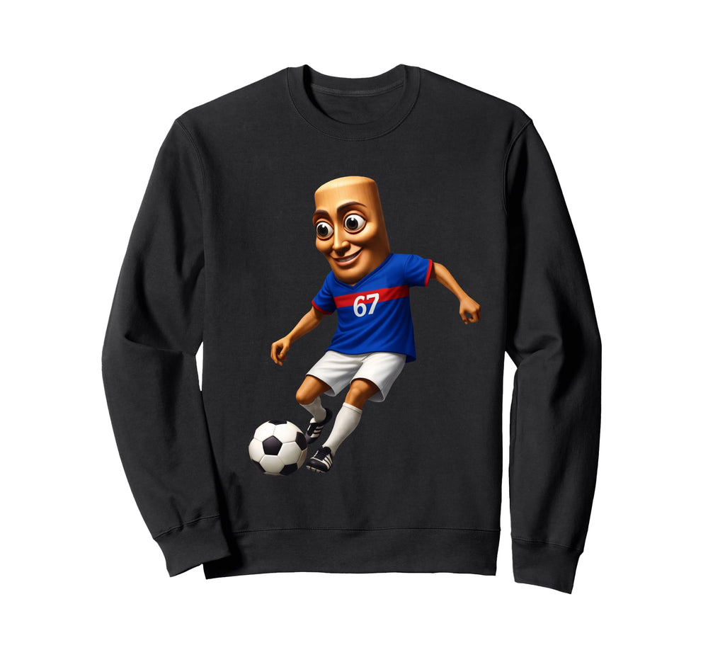 Soccer Number 67 Forward Tung Sweatshirt - Fun Novelty Design Men Women
