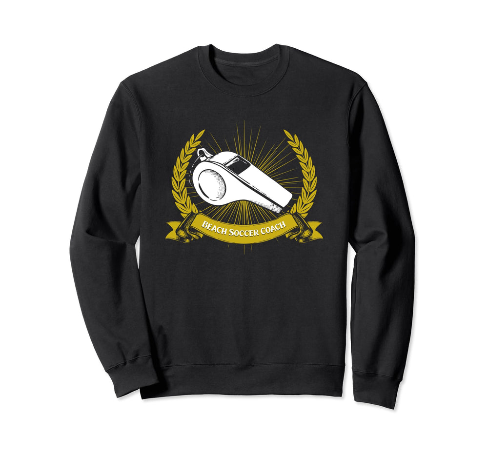 Beach Soccer Coach Soccer Player Sweatshirt - Trendy Graphic Men Women