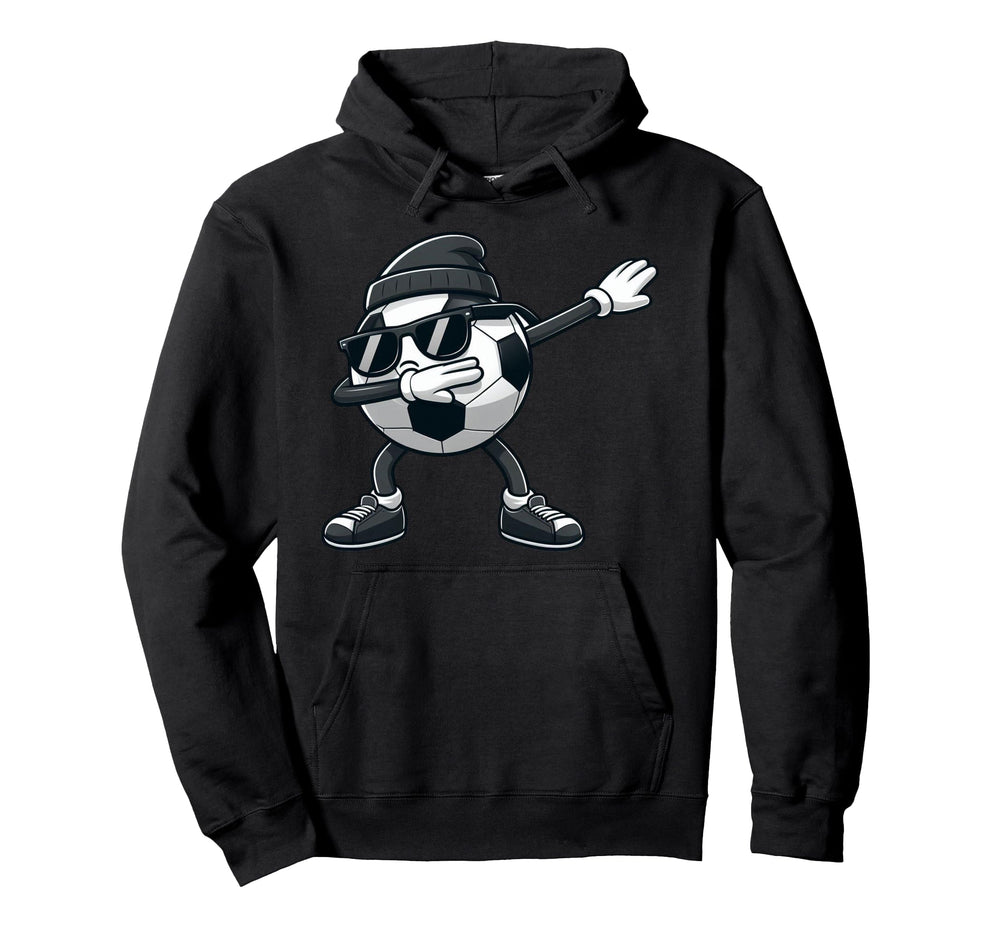 Dabbing Soccer Ball Soccer Sports Player Hoodie - Minimalist Print Unisex