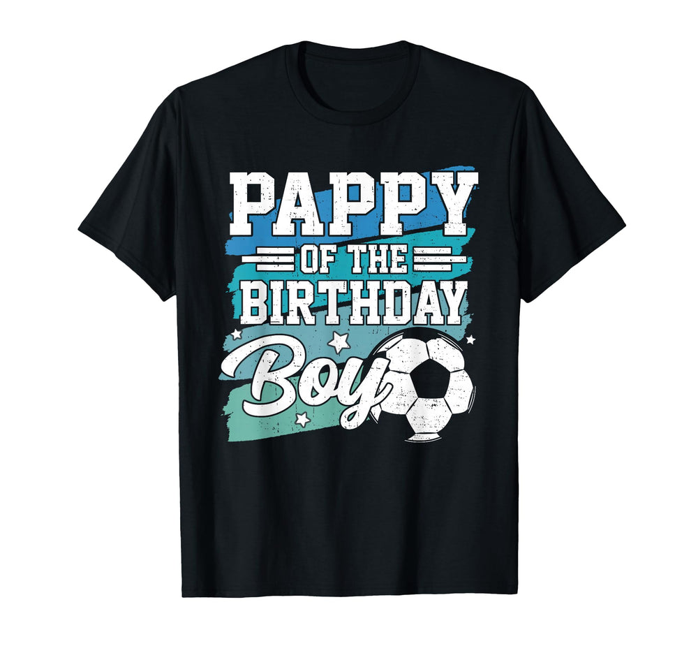 Pappy Birthday Soccer Family Matching T-Shirt - Trendy Graphic for Adults