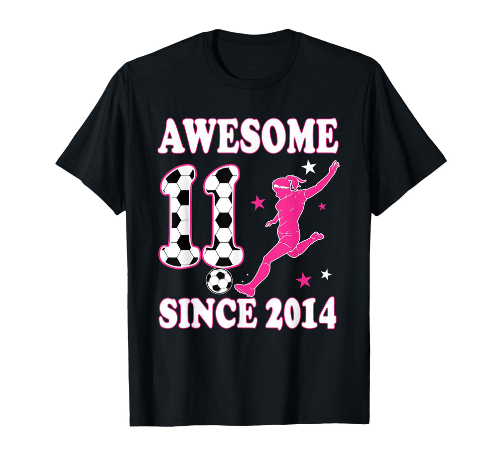 Awesome 11 Since 2014 Birthday T-Shirt - Fun Novelty Design Men Women