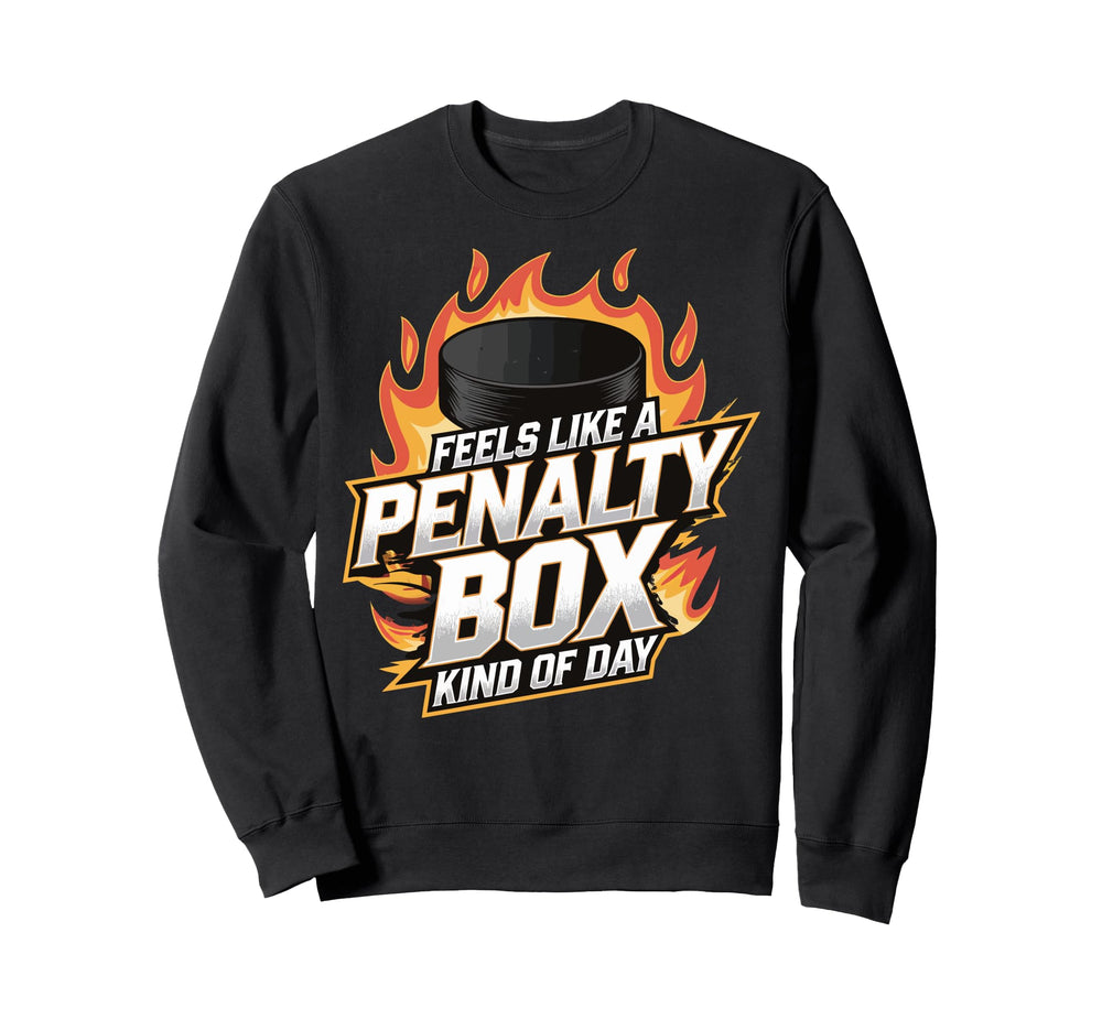 Feels Like Penalty Box Kind Day Sweatshirt - Minimalist Print for Adults