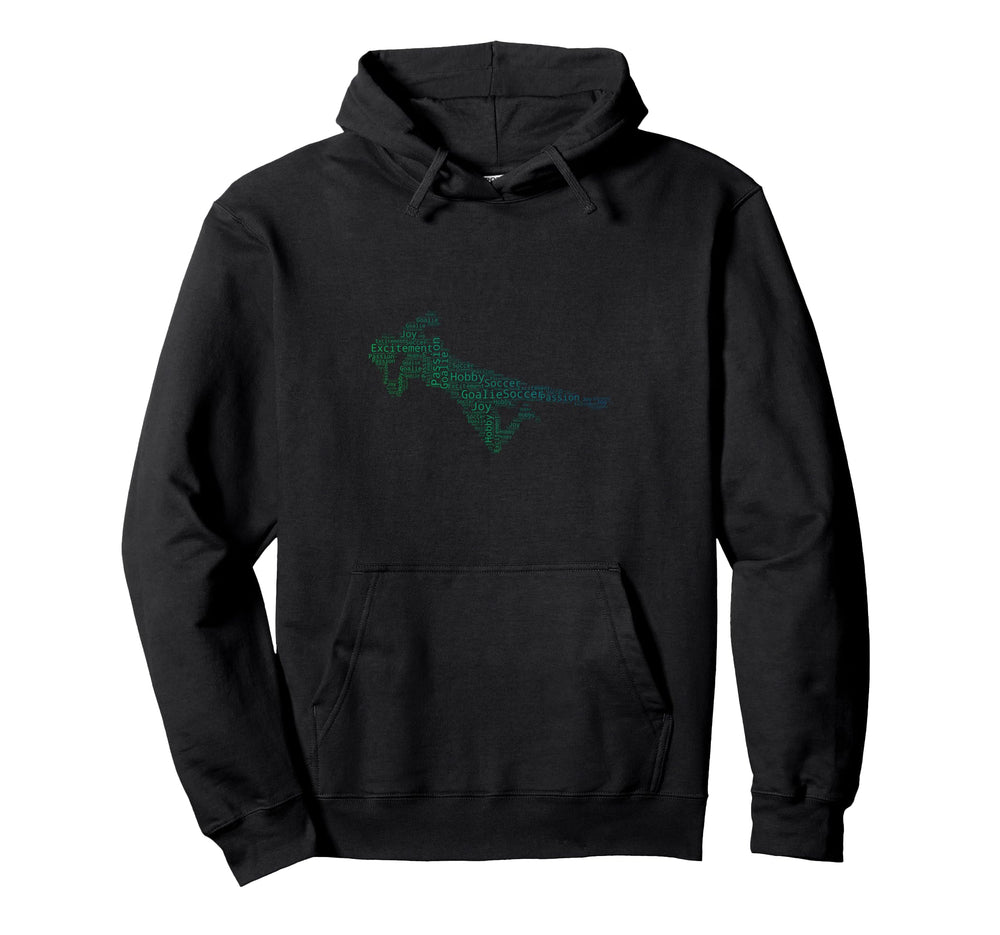 Fu Baller Fussball Torwart Damen Sweatshirt - Minimalist Print for Adults