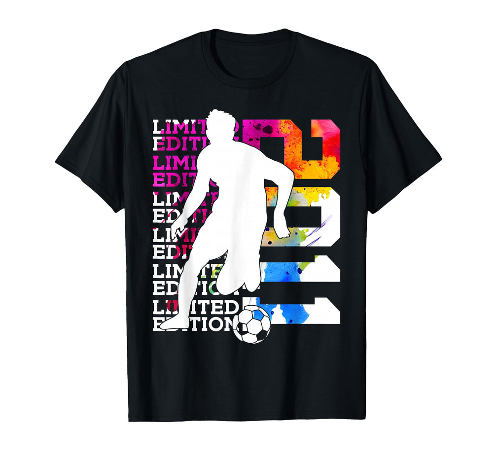 2011 15 Years Soccer 15Th Birthday T-Shirt - Fun Novelty Design for Adults