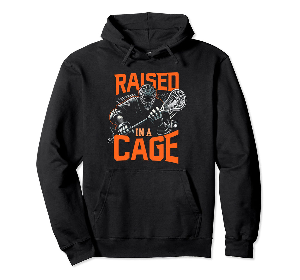 Goalkeeper Lax Goalie Lacrosse Goalie Hoodie - Minimalist Print for Adults