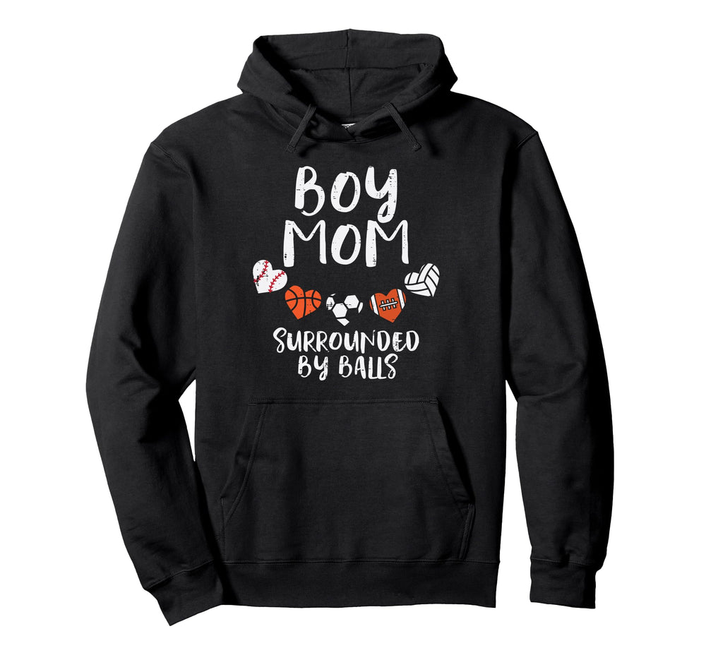 Mom Basketball Baseball Football Soccer Hoodie - Aesthetic Graphic Unisex