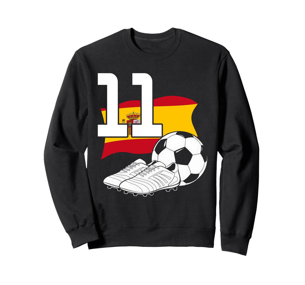 11 Soccer Birthday Gift Soccer Sweatshirt - Streetwear Style for Adults