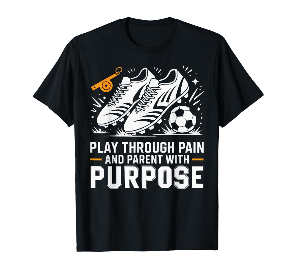 Soccer Player Soccer Dad Kick Sport T-Shirt - Novelty Apparel for Adults