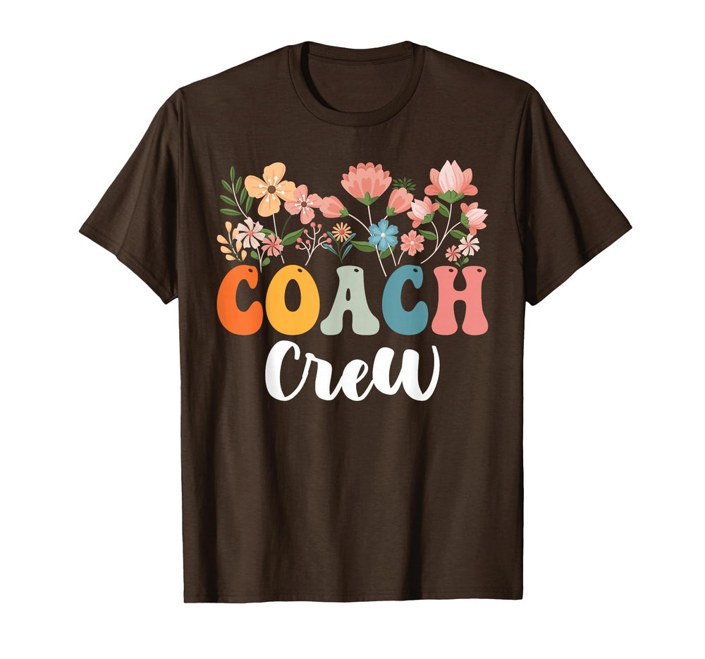 Coach Crew Team Groovy First Day T-Shirt - Casual Everyday Wear for Adults