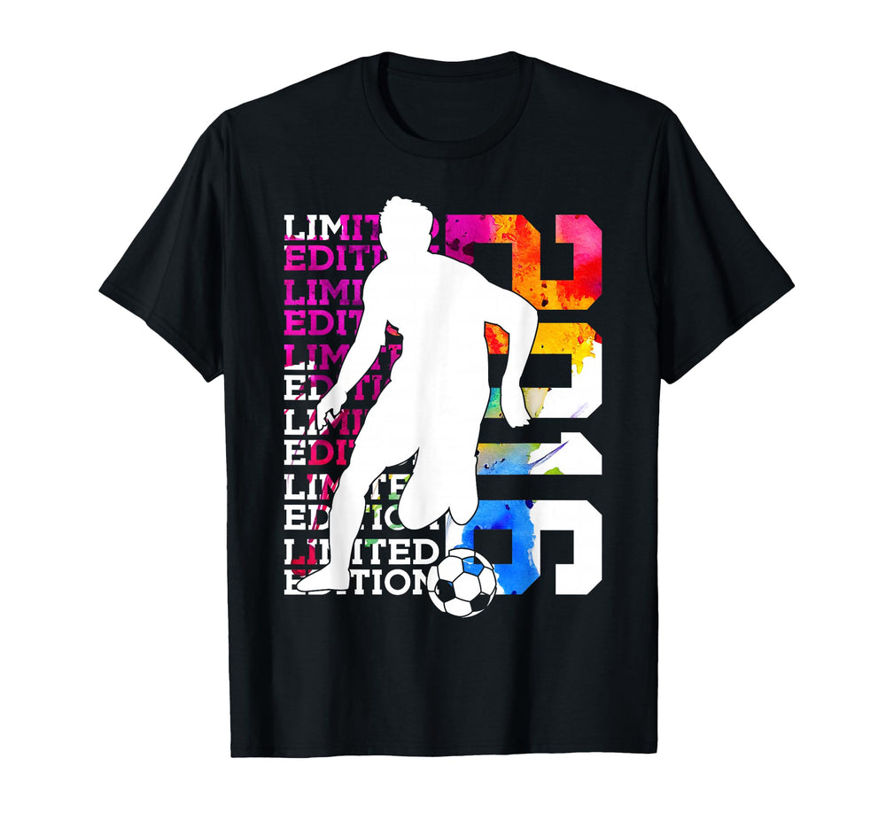 2016 10 Years Soccer 10Th Birthday T-Shirt - Aesthetic Graphic Unisex
