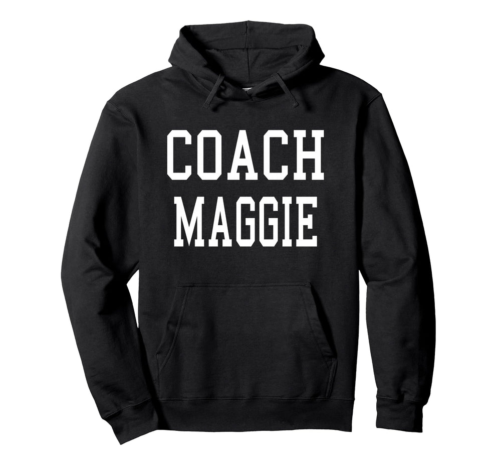 Coach Maggie Custom Football Soccer Hoodie - Graphic Print for Adults