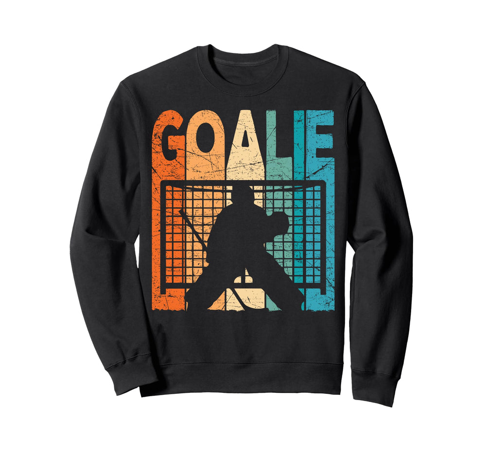 Ice Hockey Goalie Ice Hockey Sweatshirt - Minimalist Print Unisex