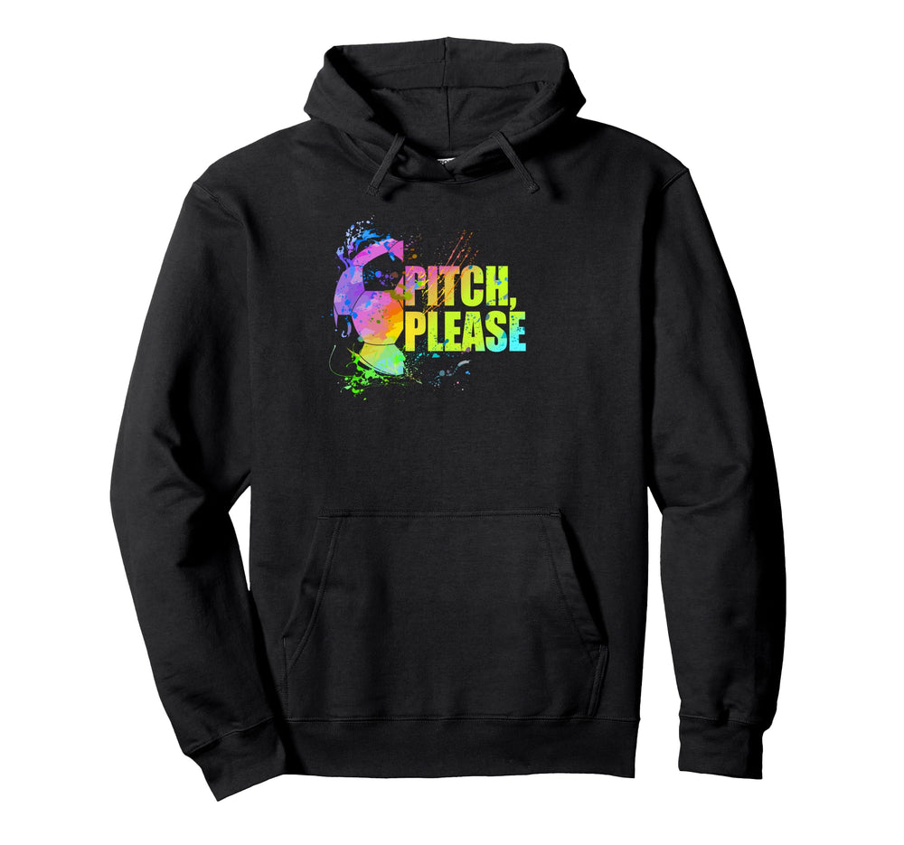 Pitch Please Soccer Football Goal Hoodie - Custom Art Print Men Women