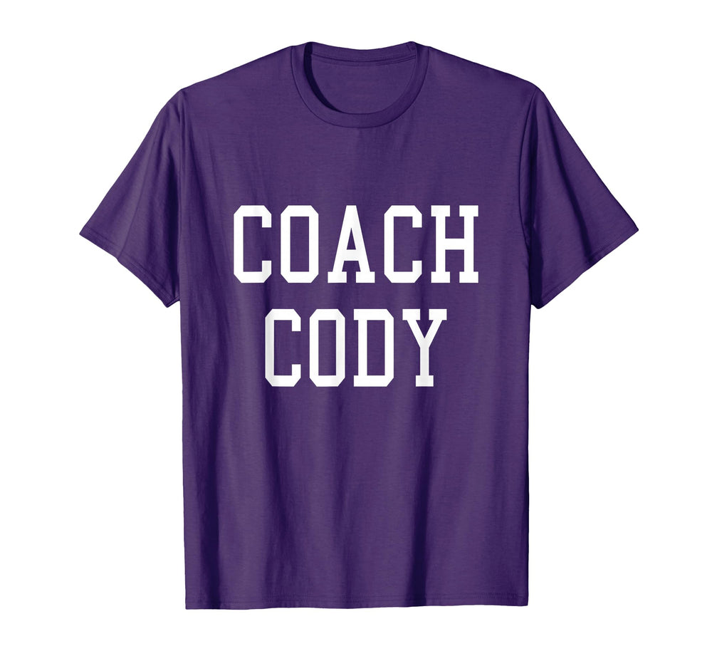 Coach Cody Custom Football Soccer T-Shirt - Custom Art Print for Adults