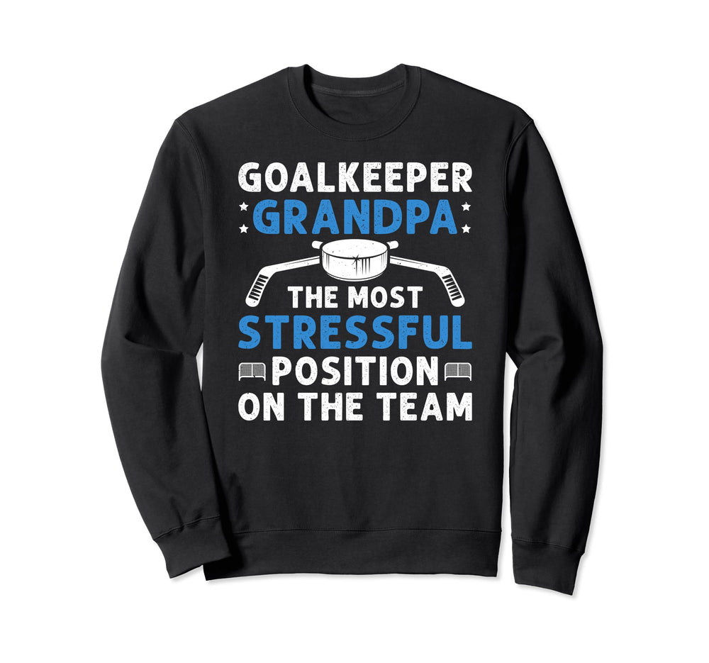 Funny Hockey Goalkeeper Sweatshirt - Casual Everyday Wear Men Women