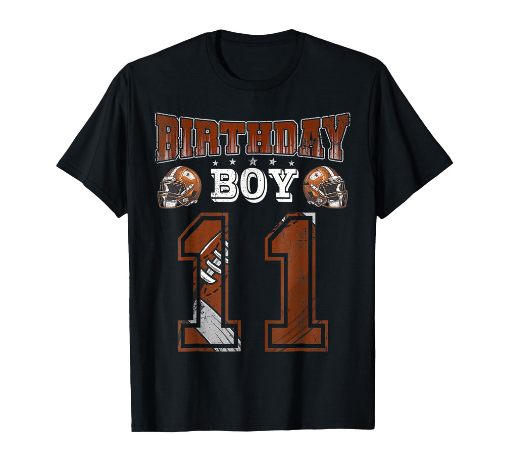 11Th Birthday Football Lover Theme 11 T-Shirt - Custom Art Print Unisex