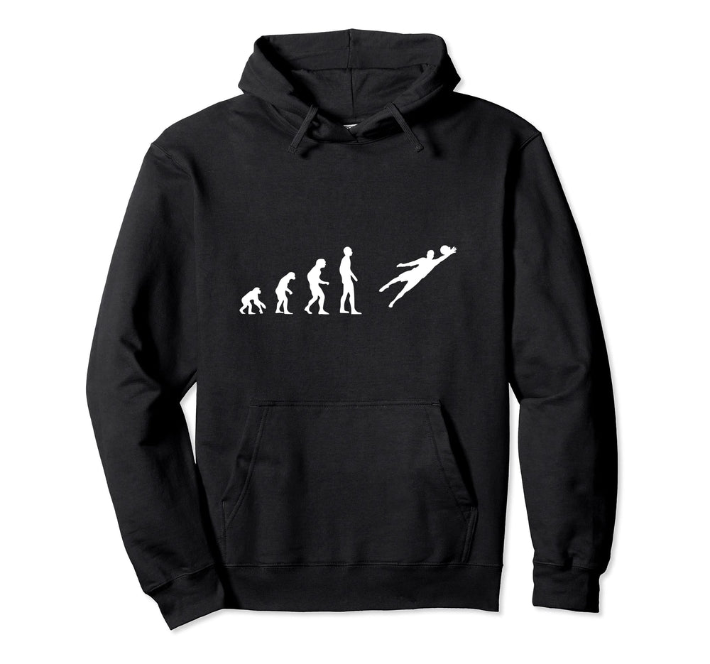 Soccer Goalie Goalkeeper Funny Coach Gift Hoodie - Minimalist Print Unisex