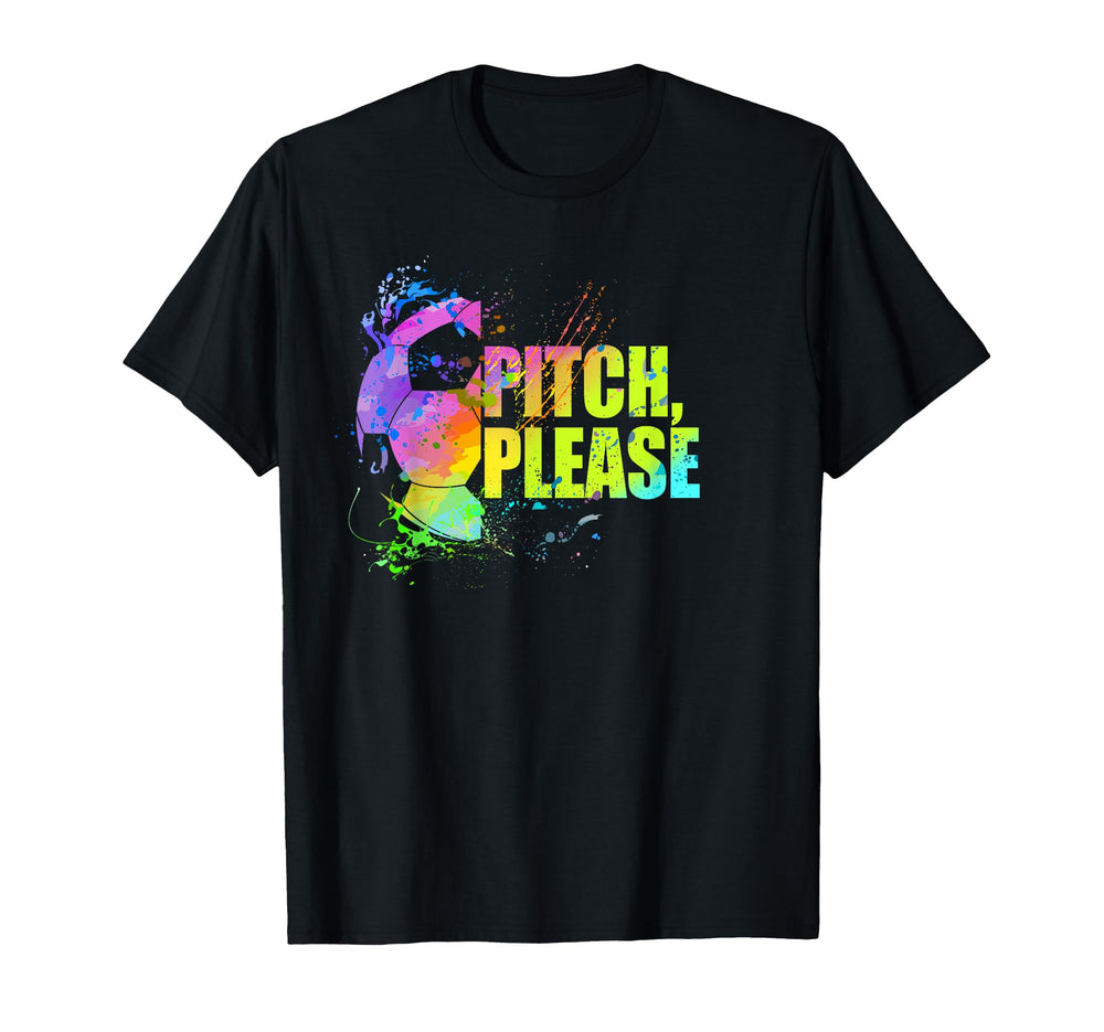 Pitch Please Soccer Football Goal T-Shirt - Trendy Graphic for Adults