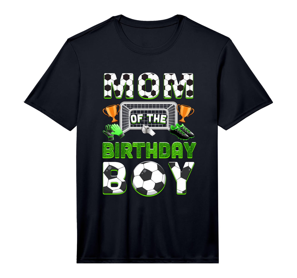 Mens Mom Birthday Soccer Family Matching T-Shirt - Minimalist Print Unisex