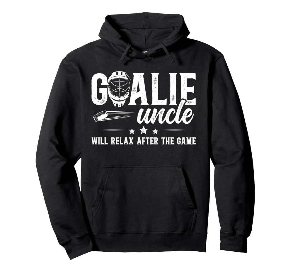 Funny Hockey Goalie Uncle Ice Hoodie - Fun Novelty Design for Adults