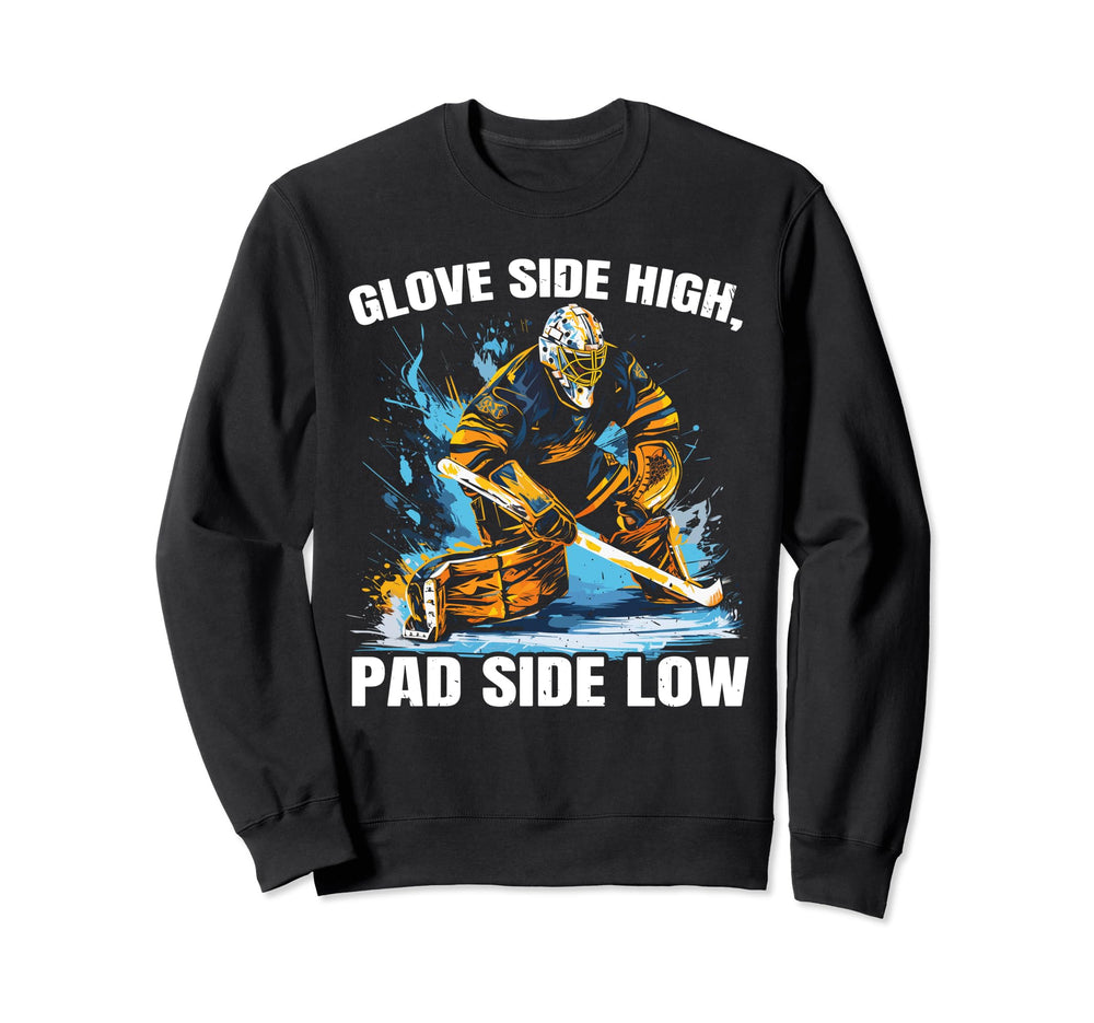 Ice Hockey Goalie Goaltender Keeper Sweatshirt - Graphic Print for Adults