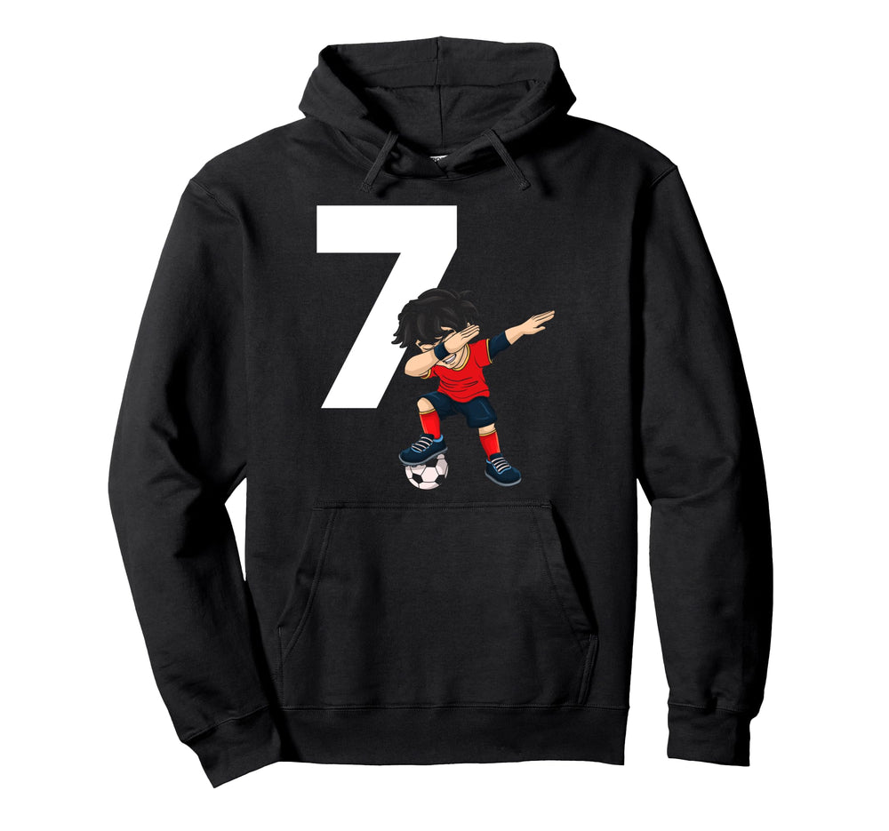 7 Soccer Birthday Gift Soccer Fan Sports Hoodie - Novelty Apparel Unisex