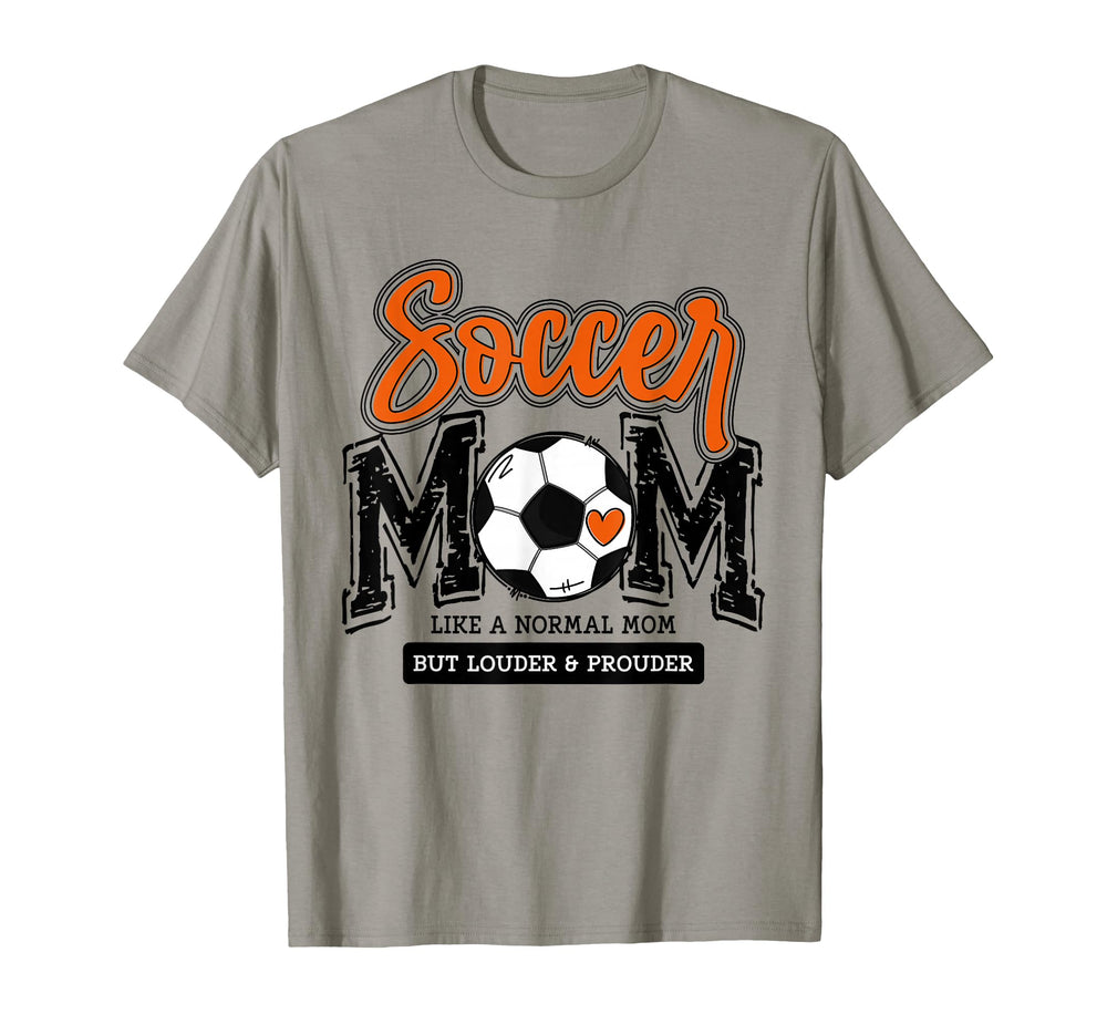 Soccer Mom Orange Soccer Player T-Shirt - Streetwear Style for Adults