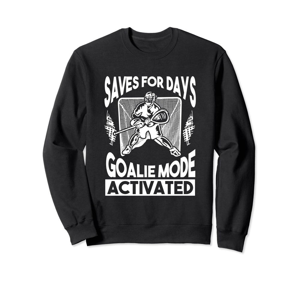 Lacrosse Goalkeeper Lax Player Sweatshirt - Streetwear Style for Adults