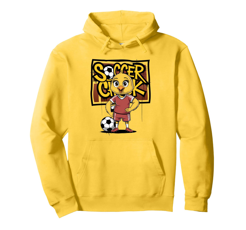 Soccer Chick Soccer Player Soccer Hoodie - Casual Everyday Wear Unisex