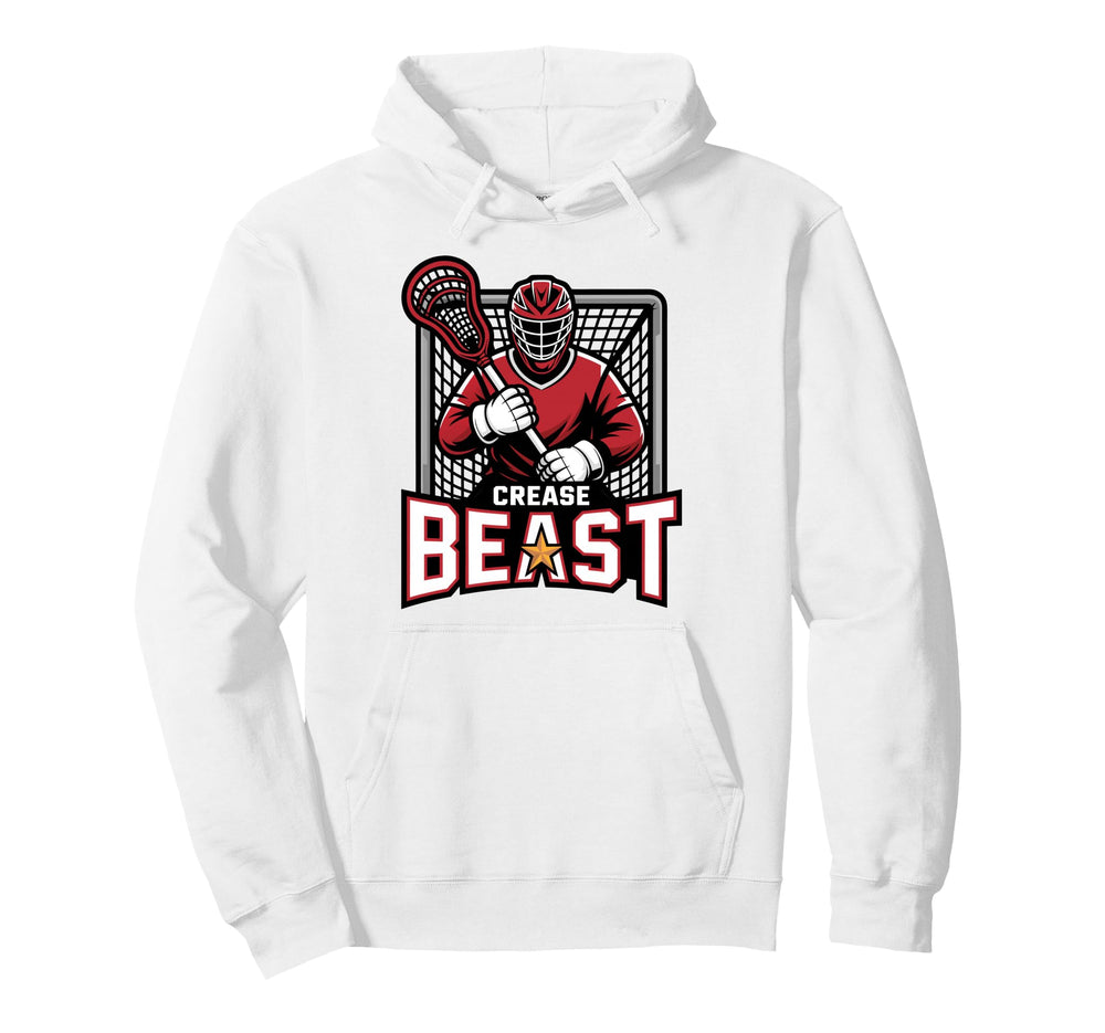 Lacrosse Goalie Crease Lax Hoodie - Fun Novelty Design for Adults