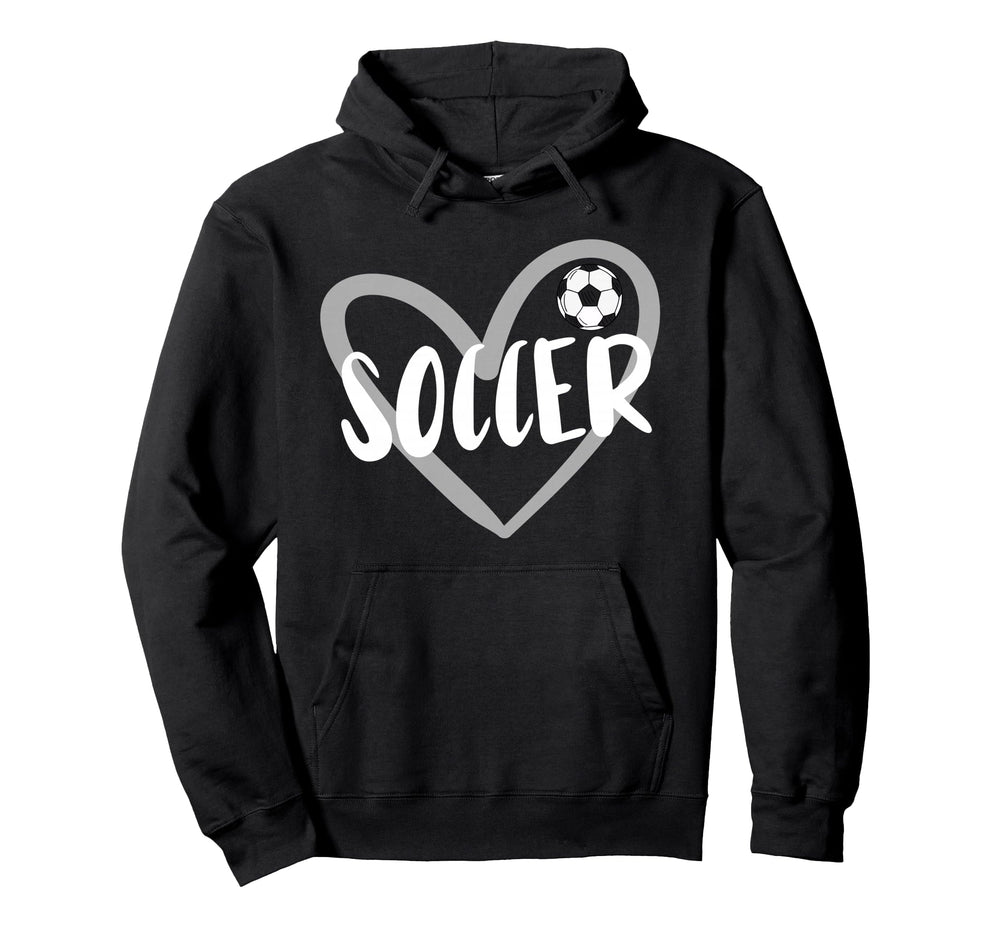 Soccer Heart Hoodie - Unique Graphic Men Women
