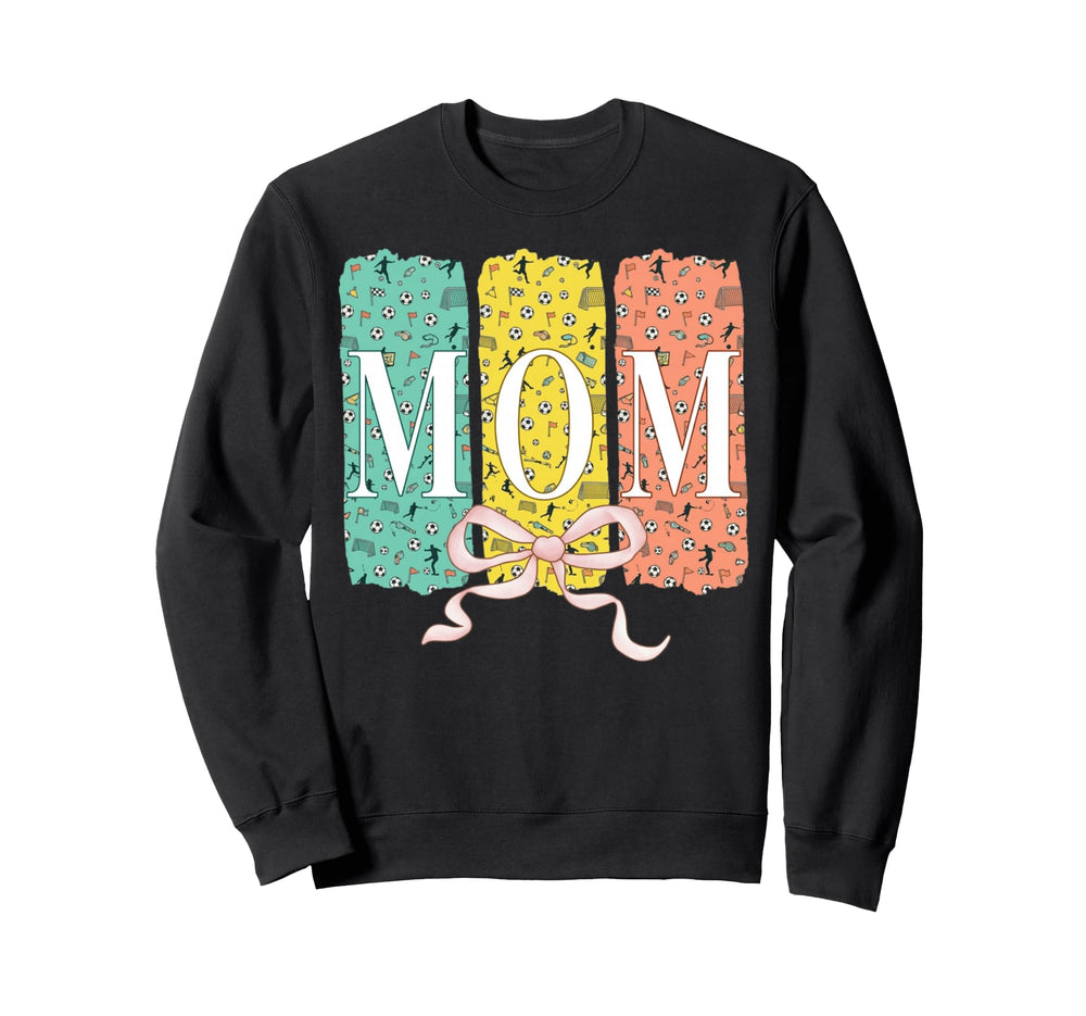 Soccer Mom Coquette Bow Soccer Sweatshirt - Aesthetic Graphic Men Women