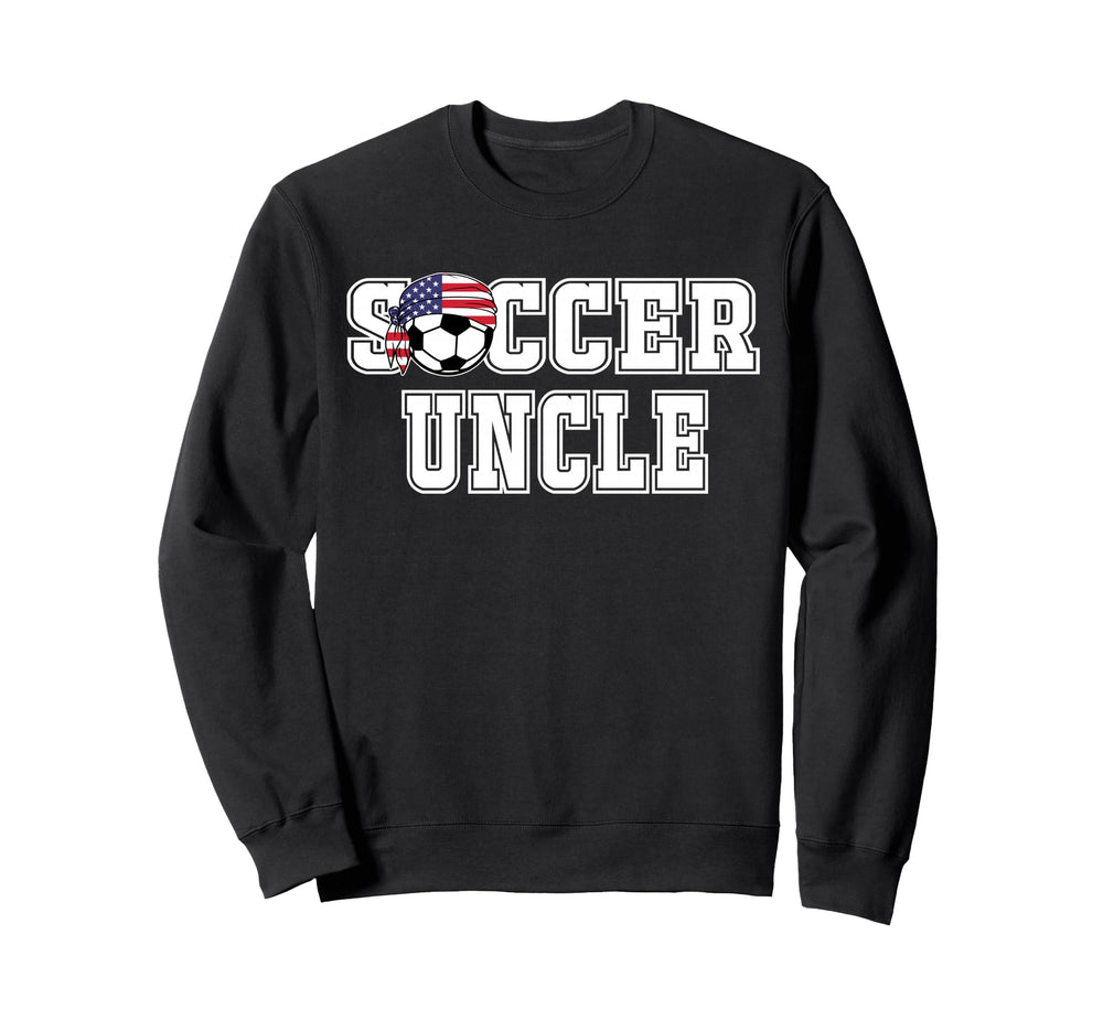Soccer Uncle Bandana Flag Ball Player Sweatshirt - Custom Art Print Unisex