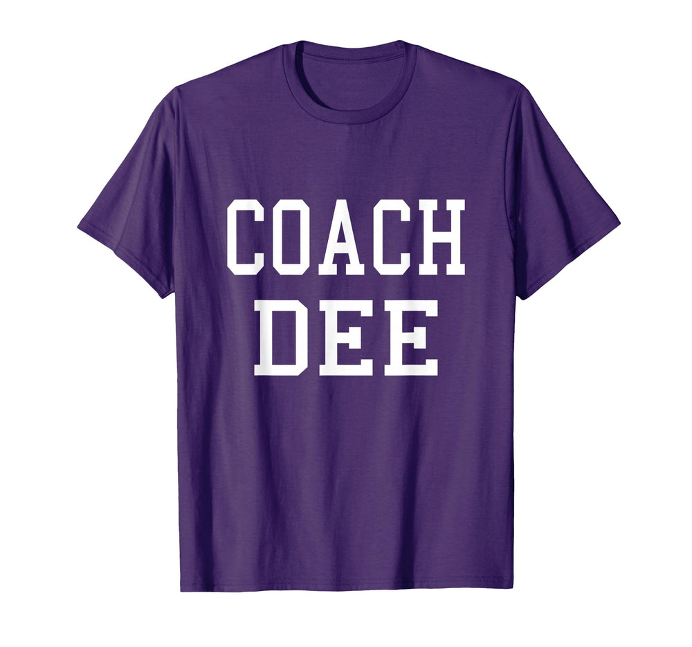 Coach Dee Custom Football Soccer T-Shirt - Aesthetic Graphic for Adults
