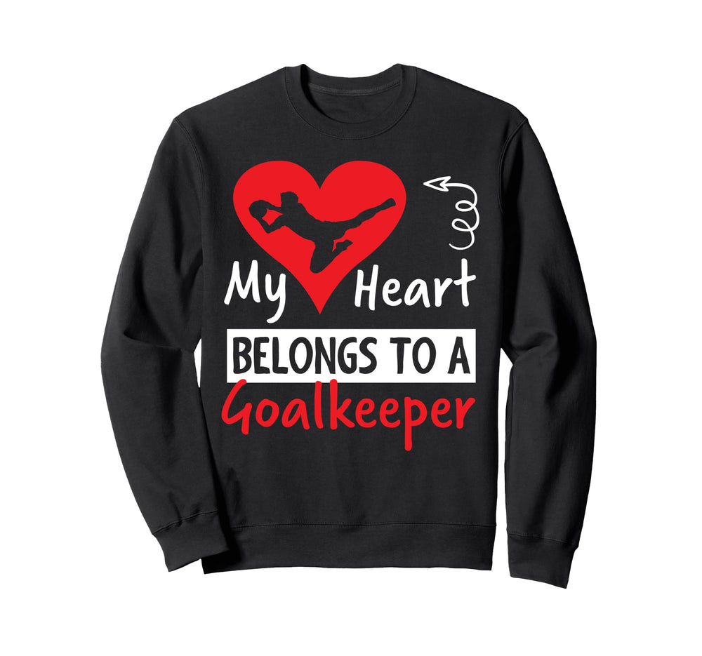 Valentines Day My Heart Belongs To Sweatshirt - Trendy Graphic Unisex