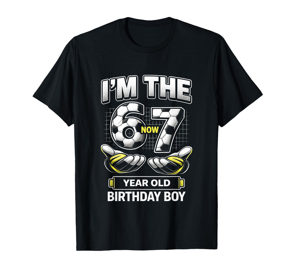 Birthday I Was 6 Now Im 7 Six T-Shirt - Casual Everyday Wear for Adults