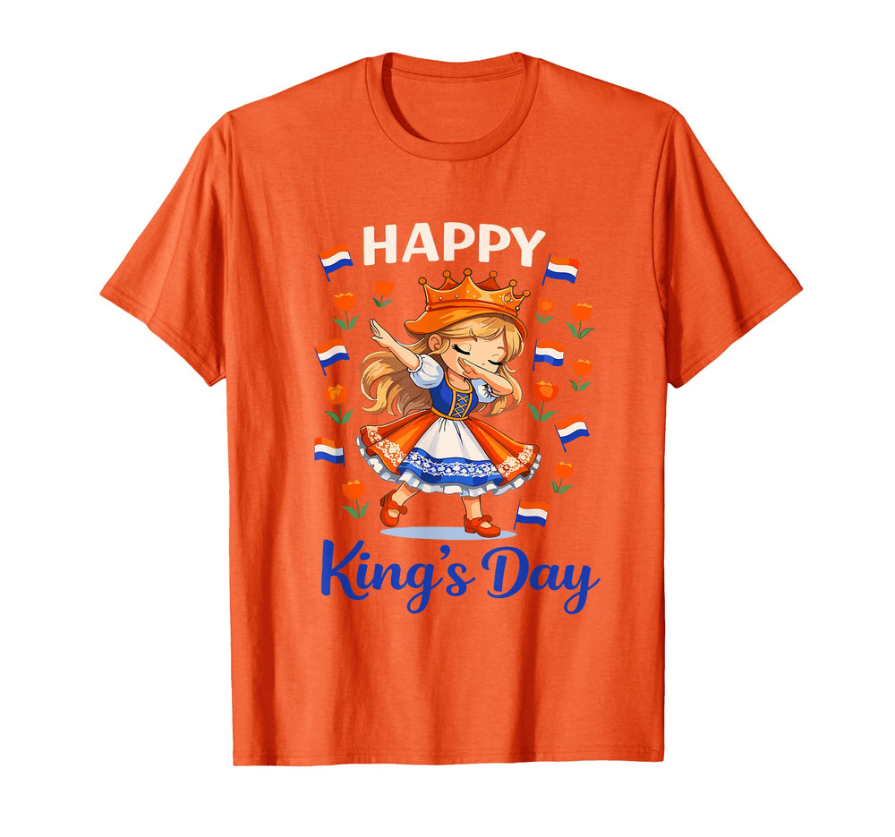 Kings Day Netherlands Flag Koningsdag T-Shirt - Streetwear Style Unisex