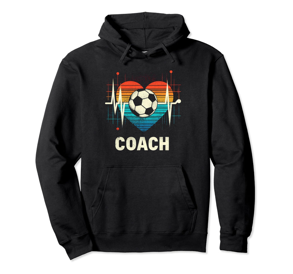 Soccer Coach Training Coaching Hoodie - Fun Novelty Design for Adults