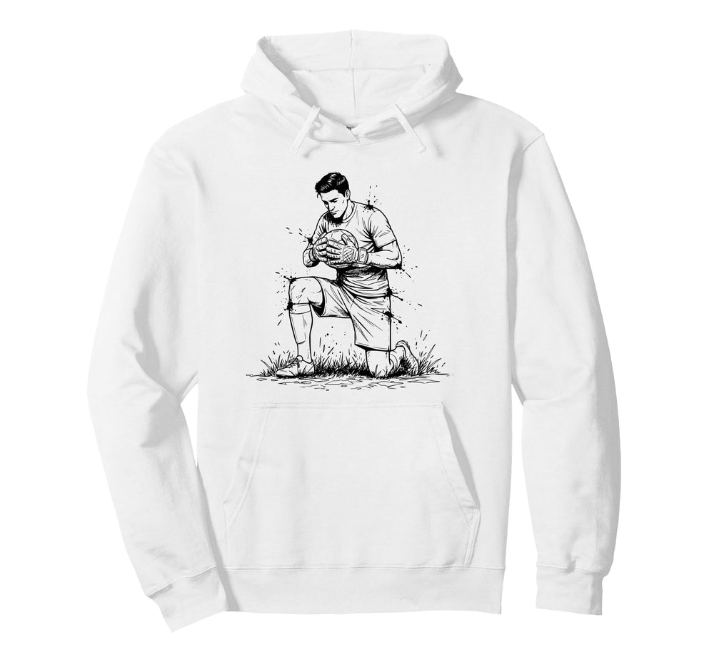 Soccer Goalkeeper Goalie Mens Athletes Hoodie - Graphic Print for Adults