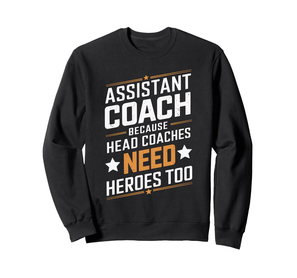 Funny Assistant Coach Soccer Sweatshirt - Streetwear Style for Adults