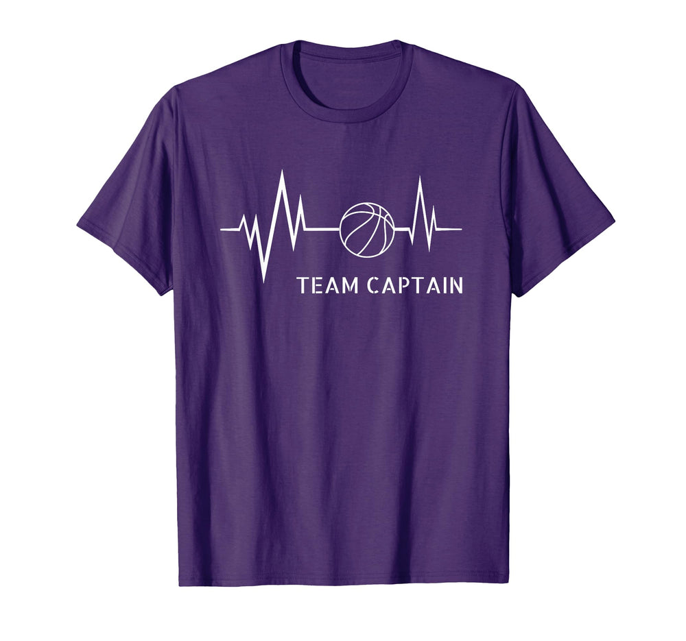 Team Captains Team Captain Basketball T-Shirt - Custom Art Print Unisex