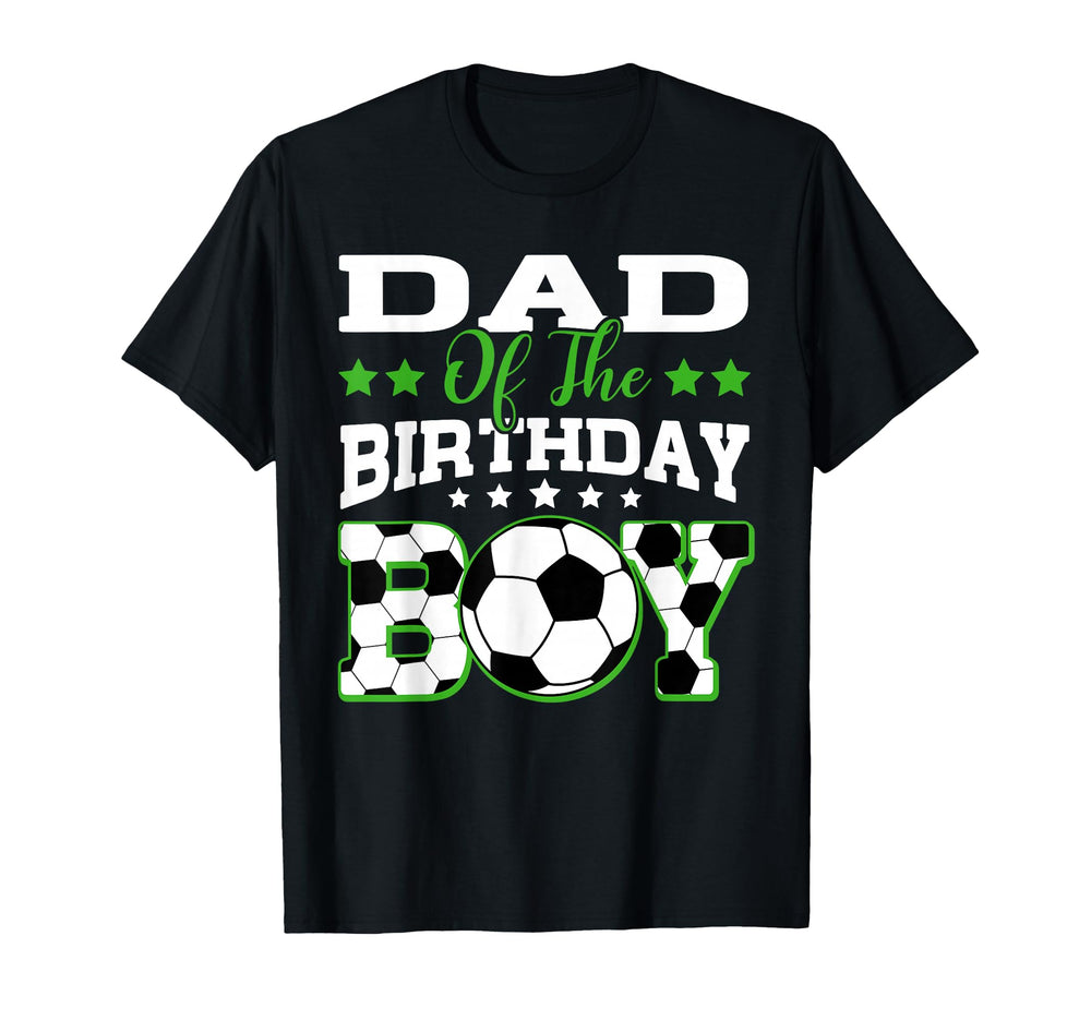 Dad Birthday Soccer Family Matching T-Shirt - Minimalist Print Men Women
